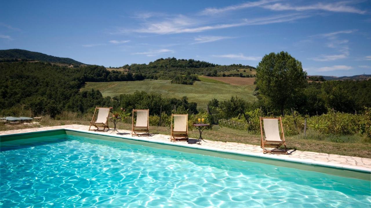 Campo Al Vento - Country Farm Villa Monte Castello di Vibio Eksteriør bilde